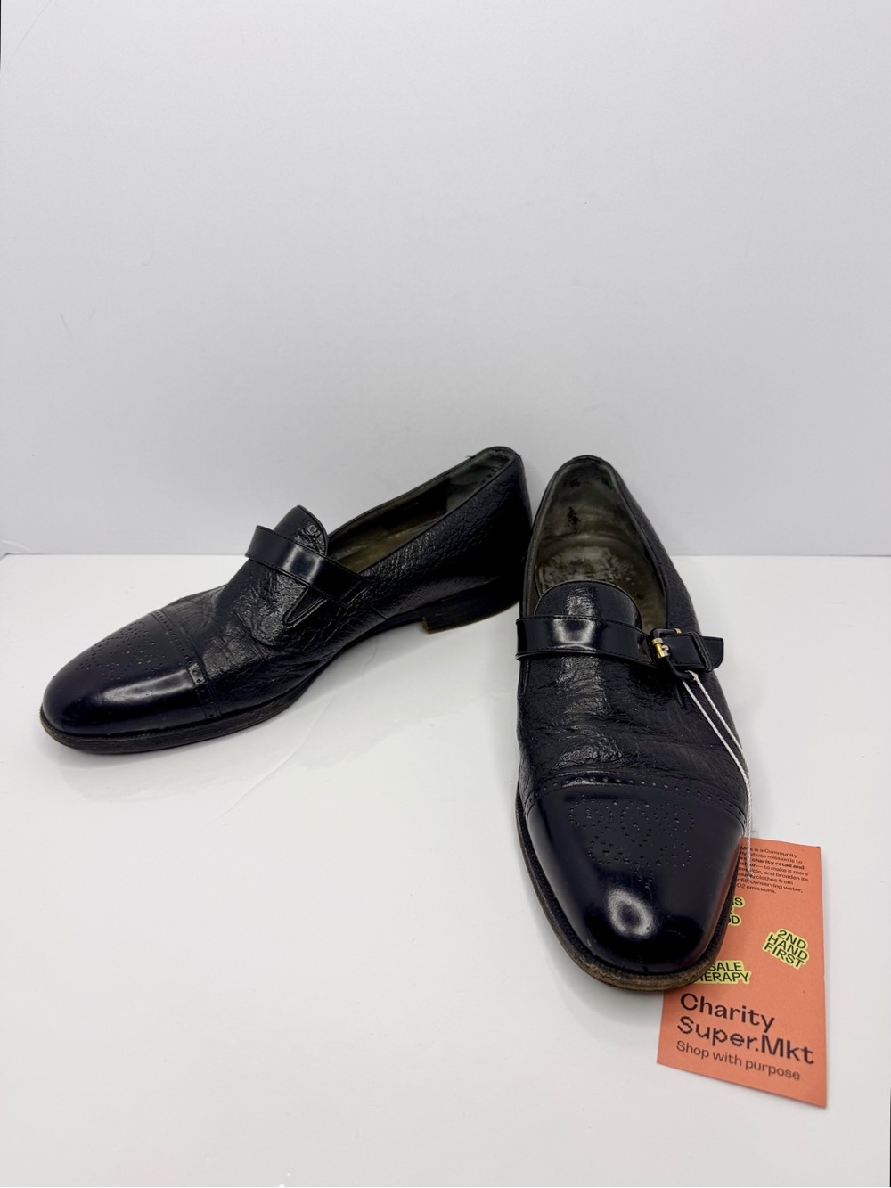 Moreschi X Russel & Bromley Monk Strap Quaker Brogue Loafers